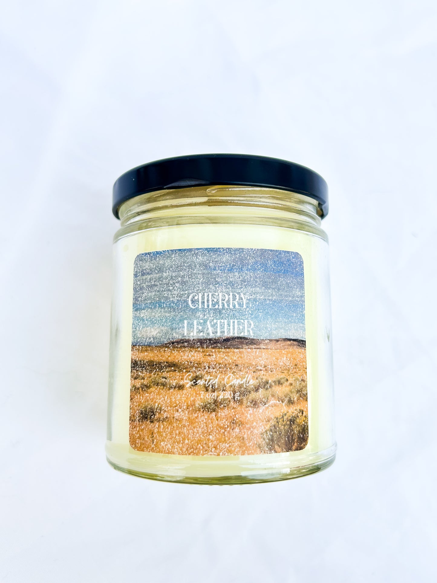 Cherry Leather Scented Candle