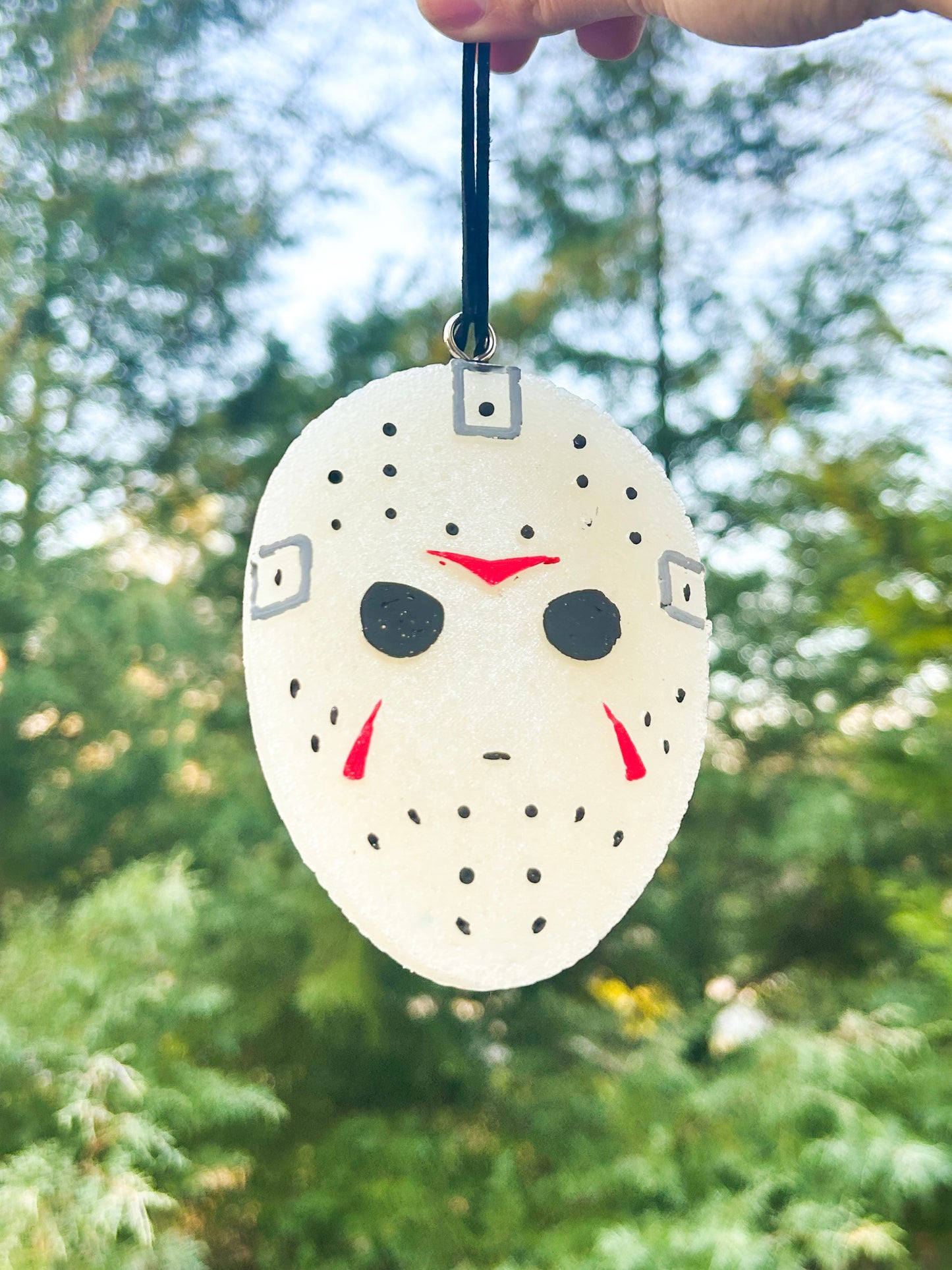 Halloween Hockey Mask Freshie