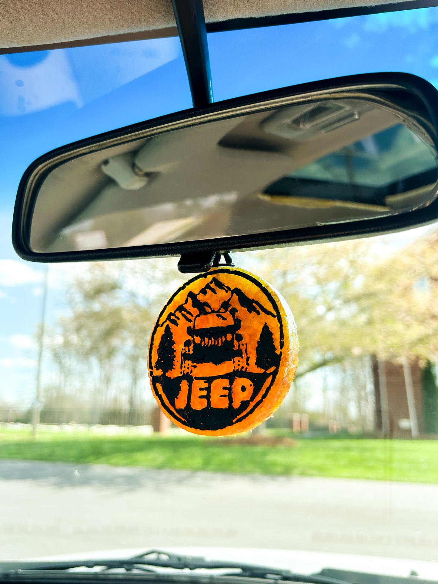 Jeep Mountain Scene Freshie