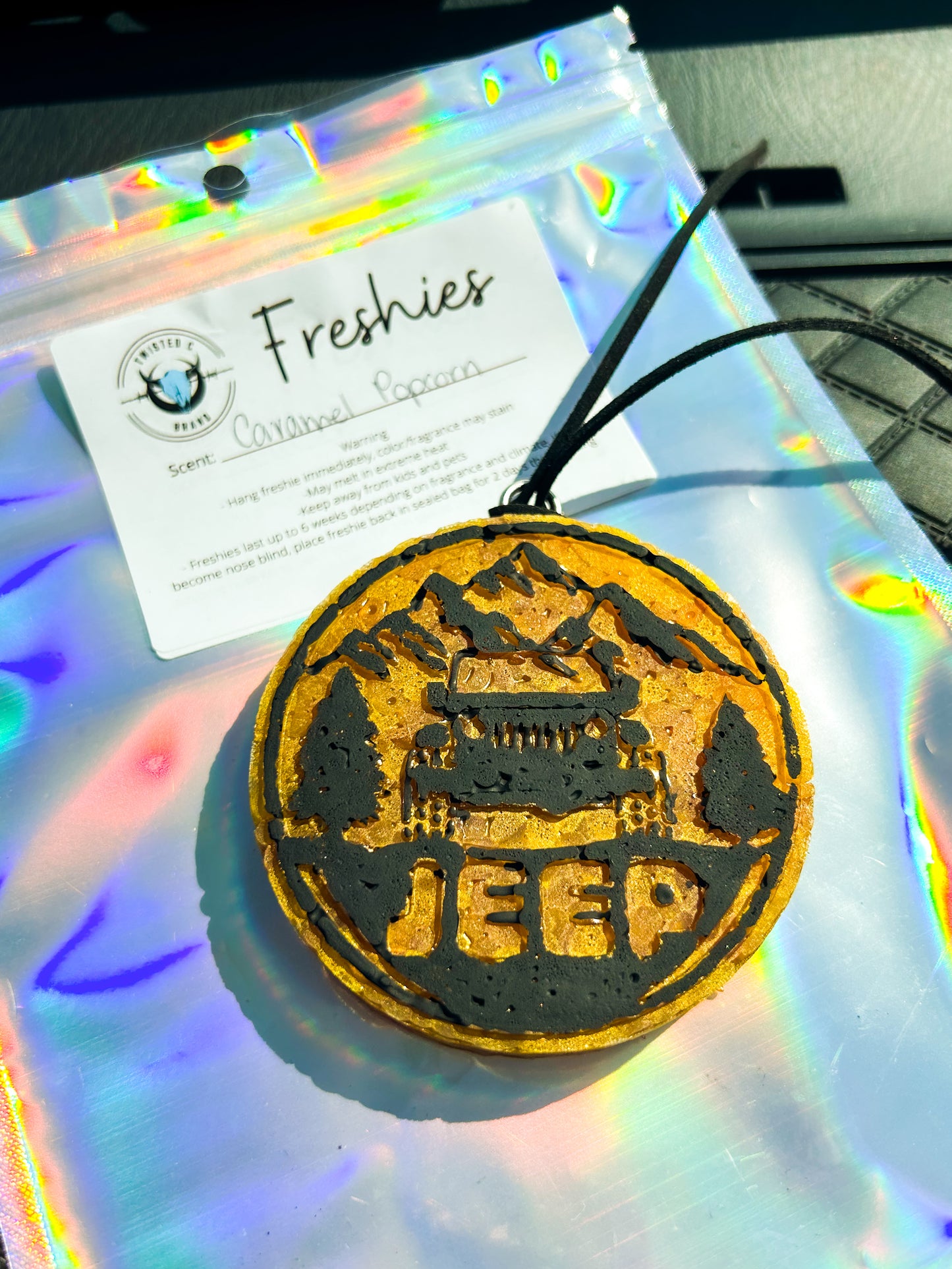 Jeep Mountain Scene Freshie