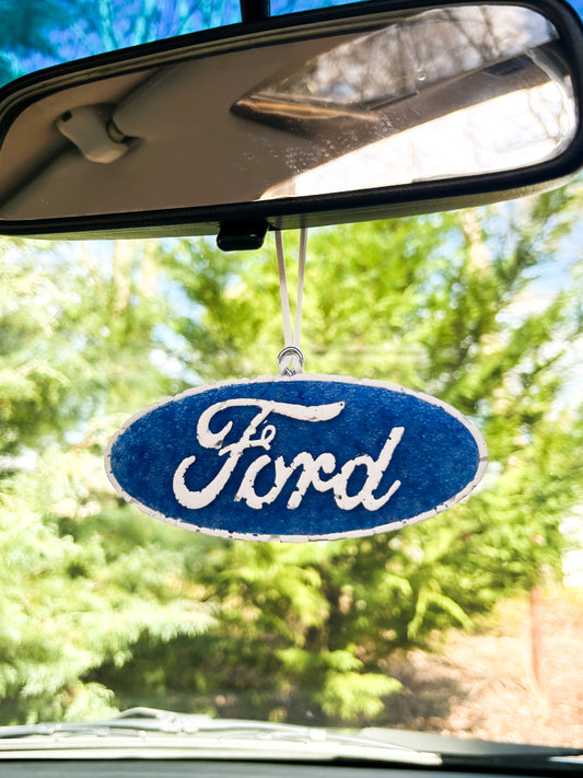 Blue Ford Logo Freshie