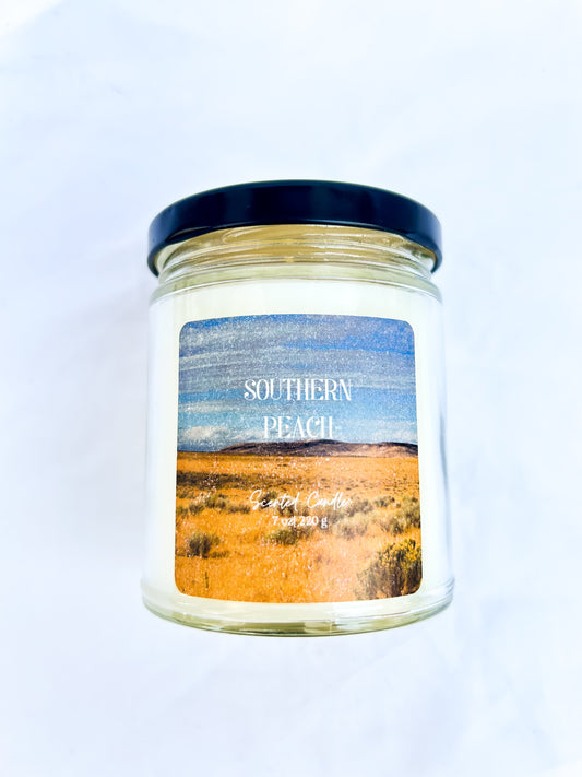 Southern Peach Scented Candle
